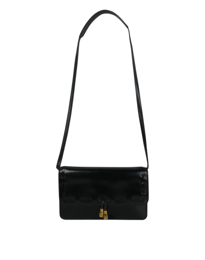 Hermès Sac Bandouliere Pompon En Cuir Bag, front view